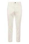 Peserico Men's Velvet Chino Trousers In Snow