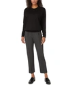 Karen Kane Petite Piper Knit Skinny Pants In Grey
