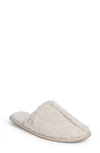 Barefoot Dreams Cozychic® Slipper In Heather Stone/ White