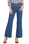 Nydj Waist Match High Waist Wide Leg Jeans In Waterfall