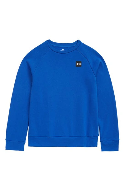 Under Armour Kids' Rival Fleece Sweatshirt In Versa Blue