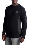 Karl Lagerfeld Crewneck Sweater In Black