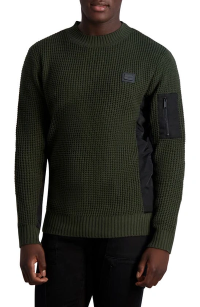 Karl Lagerfeld Crewneck Jumper In Green