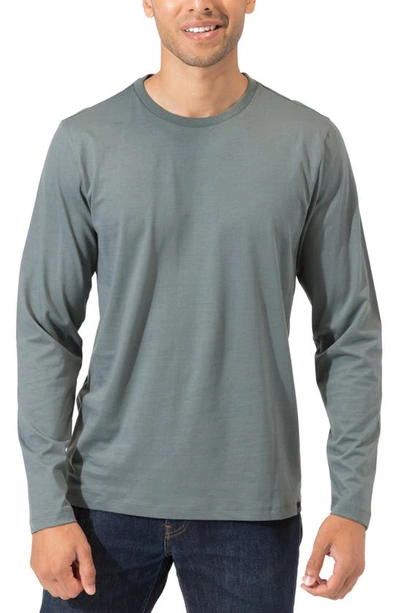 Threads 4 Thought Invincible Long Sleeve Organic Cotton Top In Marsh