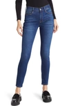 Frame Le High Skinny Crop High-rise Skinny Jeans In Stover