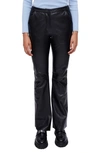 Maje Piripiri High Waist Pants In Black