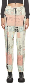 Eckhaus Latta Multicolor Graphic Lounge Pants In Comic