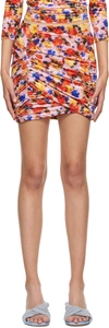 Isabel Marant Guilayo Skirt In Orange Polyester In 11or Orange