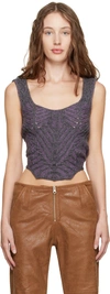 Knwls Ssense Exclusive Brown Juku Leather Trousers In Brown