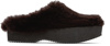 Dries Van Noten Brown Shearling Slippers In 704 D.brown