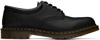 Dr. Martens' 8053 Nappa Leather Casual Shoes In Black Nappa
