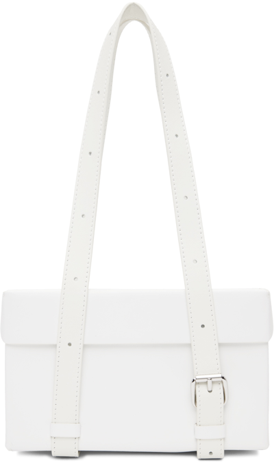 Mm6 Maison Margiela White Box Bag In T1003 White