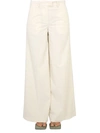 Ballantyne Cotton Wide-leg Trousers In Beige