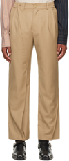 Feng Chen Wang Pleated Three-pocket Tailored Trousers In Grey