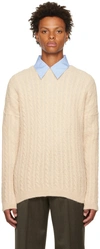 OUR LEGACY BEIGE POPOVER SWEATER