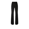 THE ANDAMANE BLACK GAIA CRYSTAL FLARED TROUSERS,TS120410A18778594