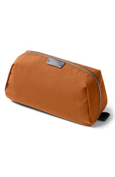 Bellroy Canvas Travel Kit In Bronze