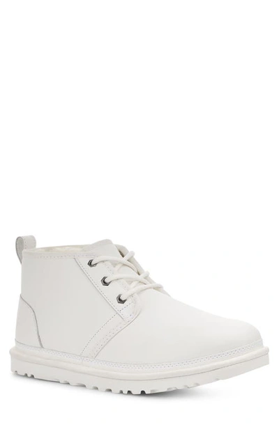 Ugg Neumel Leather Chukka Boots In White