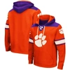COLOSSEUM COLOSSEUM ORANGE CLEMSON TIGERS 2.0 LACE-UP PULLOVER HOODIE