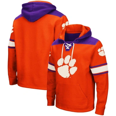 Colosseum Orange Clemson Tigers 2.0 Lace-up Hoodie