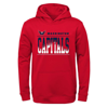 OUTERSTUFF YOUTH RED WASHINGTON CAPITALS PLAY-BY-PLAY PERFORMANCE PULLOVER HOODIE
