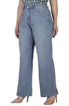 S AND P STANDARDS & PRACTICES HIGH WAIST WIDE LEG JEANS