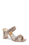 Dolce Vita Paily Braided Sandal In Dark Gold