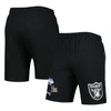 NEW ERA NEW ERA BLACK LAS VEGAS RAIDERS HISTORIC CHAMPS SHORTS