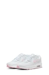 Nike Kids' Air Max 90 Sneaker In White/ Pink Foam