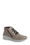 Naot Polaris High Top Sneaker In Foggy Gray Leather