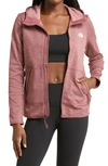 The North Face Canyonlands Full Zip Hooded Fleece Jacket In Wild Ginger Heather