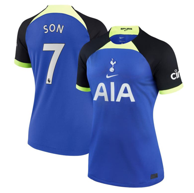 Nike Tottenham Hotspur 2022/23 Stadium Away (son Heung-min)  Women's Dri-fit Soccer Jersey In Blue