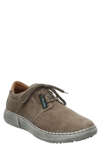 Josef Seibel Louis 06 Perforated Trainer In Taupe