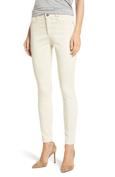 Ag Farrah High Waist Ankle Skinny Jeans In Chiffon