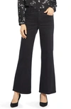 Nydj Waist Match High Waist Wide Leg Jeans In Black