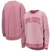 Pressbox Cardinal Iowa State Cyclones Ponchoville Pullover Sweatshirt In Cardinal