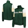 G-iii 4her By Carl Banks Hunter Green Milwaukee Bucks Change Up Full-zip Track Jacket In Hunter Green