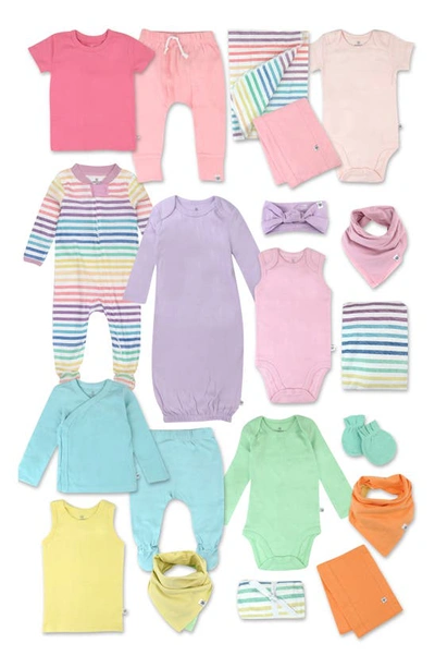 Honest Baby Babies' Happy Days 20-piece Gift Set In Rainbow Pinks