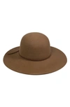 San Diego Hat Felted Wool Floppy Hat In Camel