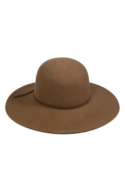 San Diego Hat Felted Wool Floppy Hat In Camel