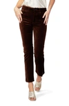 PAIGE CINDY HIGH WAIST TWIST SEAM ANKLE STRAIGHT LEG JEANS