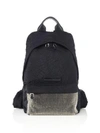 MCQ BY ALEXANDER MCQUEEN Studded Wrinkle Nylon Backpack