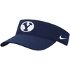 Nike Byu Cougars Navy Sideline Performance Visor In Navy