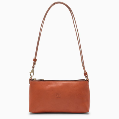 Il Bisonte Lucia Caramel-coloured Leather Shoulder Bag In Brown