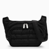 Marimekko Black Nylon Shoulder Bag In Black
