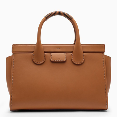 Chloé Brown Leather Edith Tote Bag