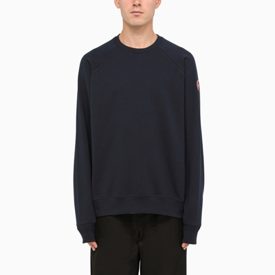 Canada Goose Blue Cotton Crewneck Sweatshirt