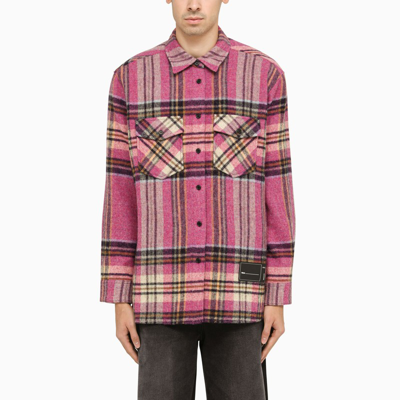 We11 Done Pink Flannel Shirt