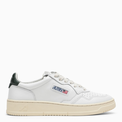Autry Medalist White Leather Trainer