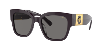 Versace Woman Sunglasses Ve4437u In Polar Dark Grey